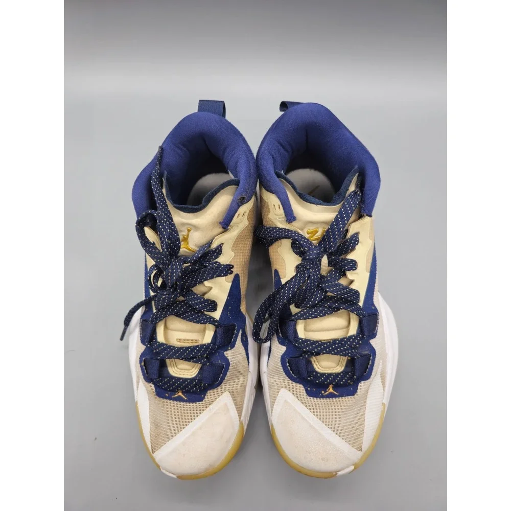 Nike Jordan Zion 1 Pelicans edition Size 6.5Y Youth‎ Beige Blue Shoes Sneakers